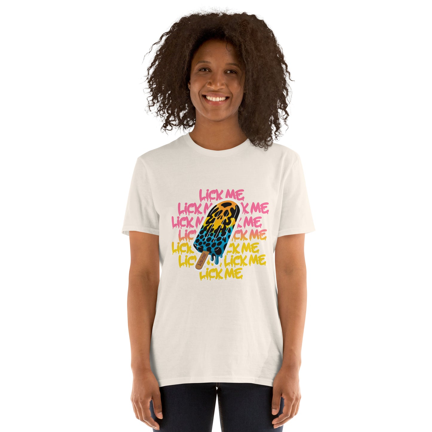Maglietta unisex “Lick Me” natural
