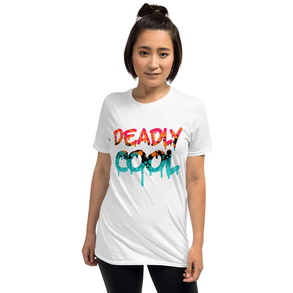 Maglietta unisex “Deadly Cool” bianca